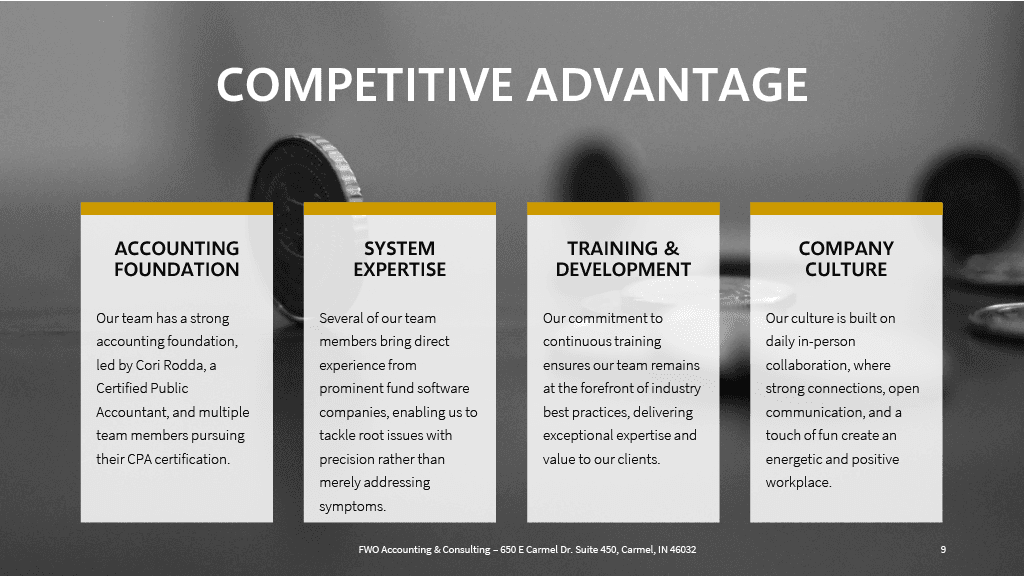 FWO Executive Summary slide 9